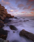 Winter sunset, Winspit
